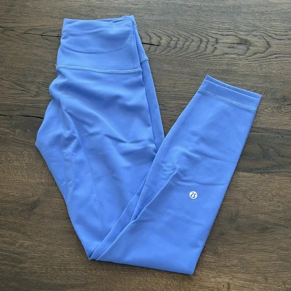 Lululemon wonder under size 6 purpleish blue legging - Picture 4 of 5
